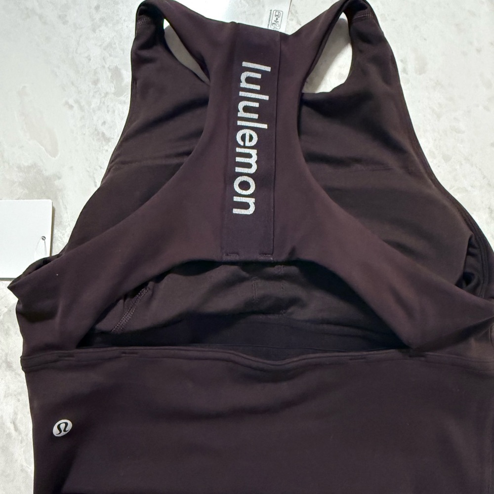 Lululemon Logo Elastic Everlux Shelf Tank Top